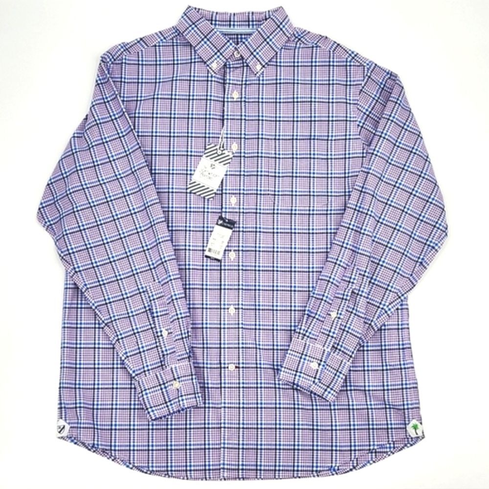 Daniel Cremieux Classics Lightweight Oxford Button Up Plaid Shirt Men's Large